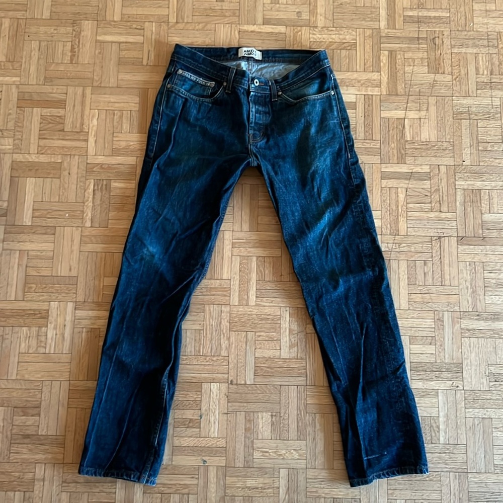 NAKED & FAMOUS JEAN. Vulgar Selvedge. WIERD guy fit